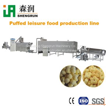 Automatic cereal puffing extruder machine
