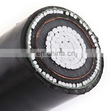 IEC standard 3.6/6kv-26/35kv XLPE insulated copper tape shielding PVC sheathed steel wire armoured power cable