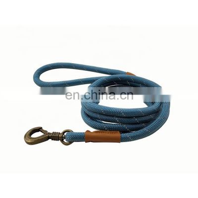 wholesale factory custom designer  reflective safety dog leash padded handle leash dog running leash