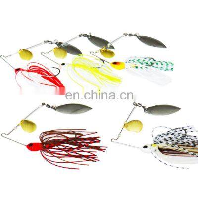 In Stock Factory price 12g Spinner Buzz  Bait Metal Fishing Hard Lure with spoon