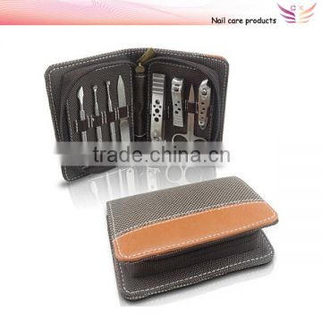 8pcs stainless steel accessories PU zipper manicure set