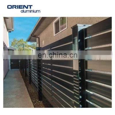 Cheap Chinese aluminium privacy fence white black fence for sale home fence panels