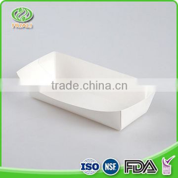 Promotion eco-friendly high quality packing box food packing paper boat tray