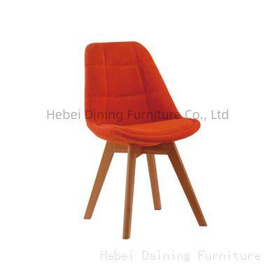 Fabric Wooden Leg Dining Chair DC-F03