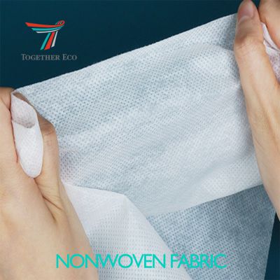 China Factory 1.6M Width White PET 100% Polyester Spunbond Nonwoven Fabric Wall Paper Nonwoven Fabric
