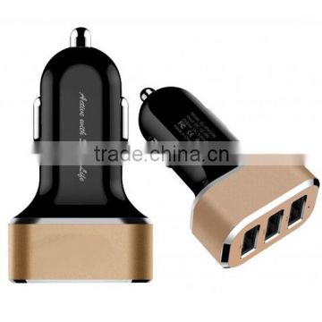 2016 hot sale 3 usb car charger