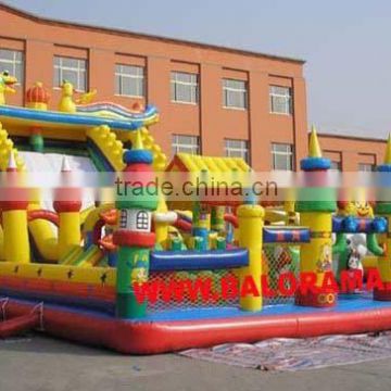 inflatable castle adventure park, inflatable amusement park, children inflatable playground