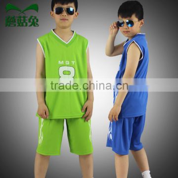 Csutom Made 100% Polyester Oversized Teenage Boy 2PCS Basketball Suit