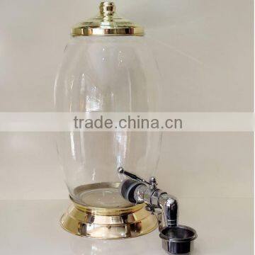 Glass Jar With Faucet CBK019 (Brass)