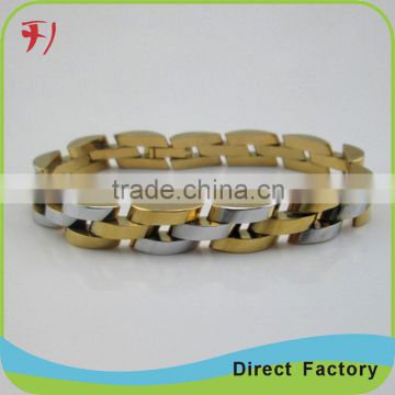 Copper/brass Fashion style gold plated modern 18 carat gold bangles and bracelets