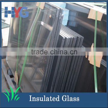 low-e tempered insulated door glass window round