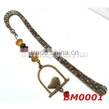china manufacturer promotional vintage cheap wholesale bookmark metal