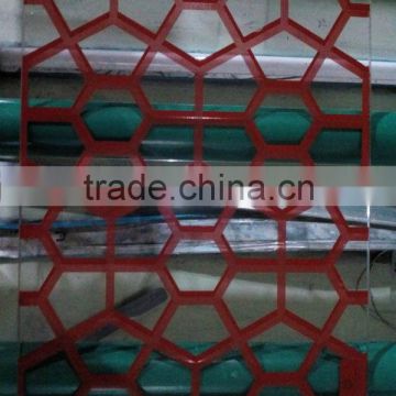 big size silk screen printing glass factory qinhuangdao