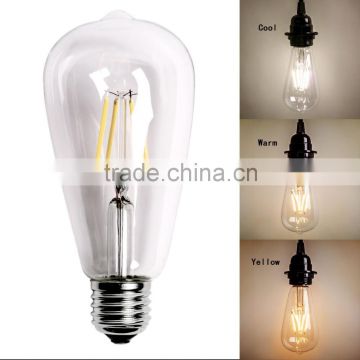 china supplier st64 christmas decoration bulbs led 2w 4w 6w 8w 10w led candle bulbs e26 led filament bulbs ul approved                        
                                                Quality Choice