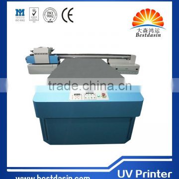 shenzhen bestdasin A0 1.18mX2.5m Automatic UV flatbed printer inkjet / UV glass printer for sale