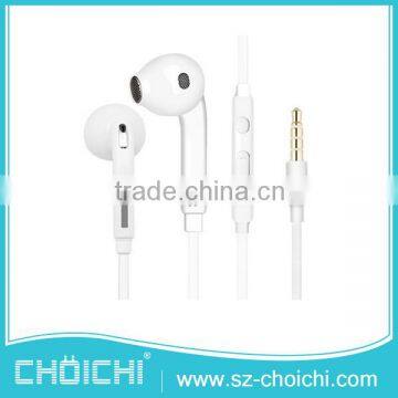 Noise cancelling wired in-ear mobile phone slim inner earphone for samsung