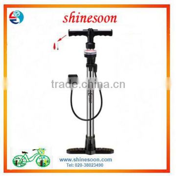 Alumilum bicycle floor pump , bicycle pump with high pressure
