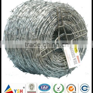 Alibaba factory price sale hot dipped galvanized barbed wire fence barbed wire per roll