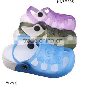 2015 transparent pvc sandals shoes for children jelly shoes