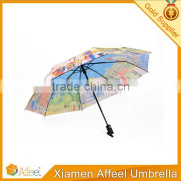 high quality outdoor 3 folded umbrella