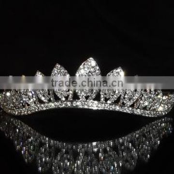 Economy Tiara No Side Banding crown 1.5 inch in height