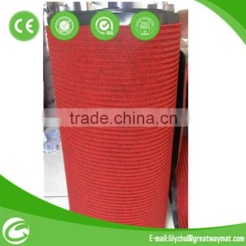 Plastic woven mat with pvc backing