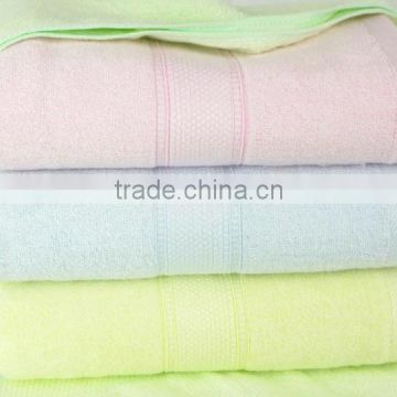 Eco- enviornmental good quality larger size bamboo fiber towel made in China