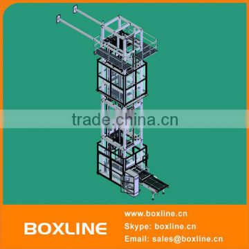 Warehouse vertical conveyor belt