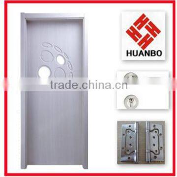 Modern design Interior MDF wooden PVC living room door