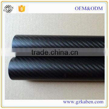 Alibaba China supplier round 3k plain carbon fiber tube