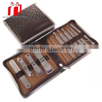 Nice Black Color Solid Frame Case 5pcs Manicure Pedicure Kit