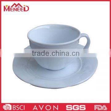 Fair quality melamine porcelain coffee cup and saucer sets