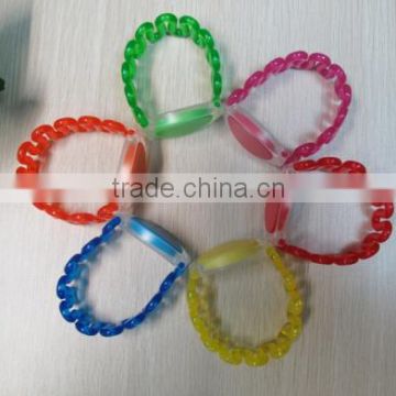 Customized RFID Gel Bracelets Flashing Light