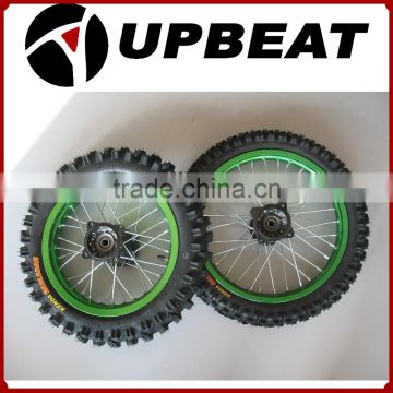 12/14/17 inch tire/tyre/pit bike wheel/dirt bike wheel/aluminium wheel/CNC rim