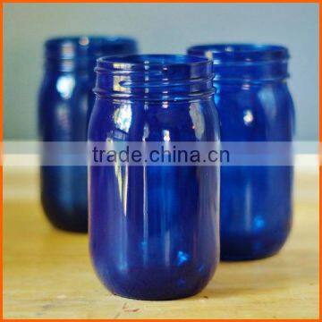 High quality sealed cobalt glass jar