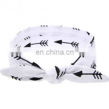 Mint Turban Headbands With Leaf Newborn Elastic Headwrap Bandanna Head Wrap For Dainty Photo Prop Headband