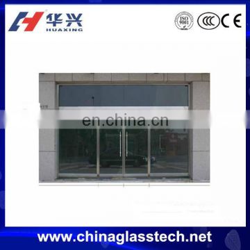 CE certificate aluminium frame tempered glass panel garage door