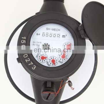 LXSG dn20 mm multi jet plastic  water meter  with pulse output