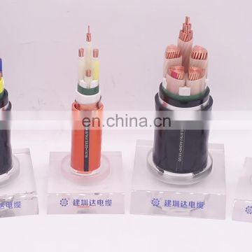 YJV Cable Copper Conductor XLPE Insulated PVC Sheathed 4 Core Armoured Cable 120MM Power Cable for Construction