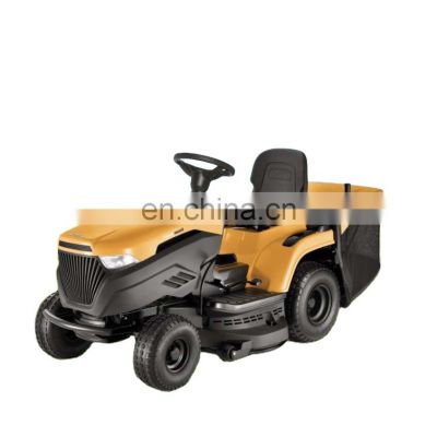 wholesale commercial self-propelled small wheeled driving lawn mowers ride on gasoline engine lawn mowers tractor for sale