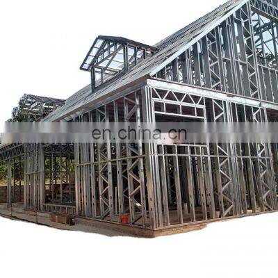 81mm*41mm*10mm Light Gauge Steel Frame Roll Forming Machine for 2 Floors Viall Building