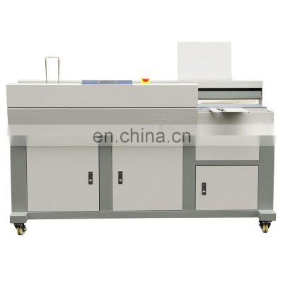 A3 A4 full automatic spine & side glue paper processing packing binder book binding making machine