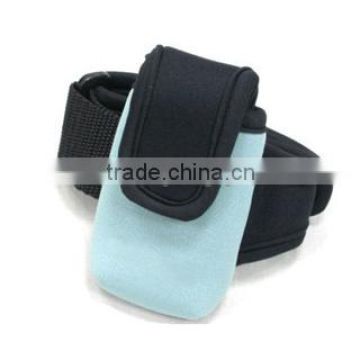 Sporty Neoprene Cellphone Pouch Mini Shoulder Bag Wristlet