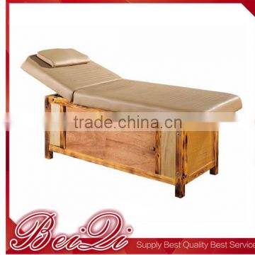 OEM beauty salon equipment professional nugabest massage bed Wooden portable foldable folding massage table couch bed