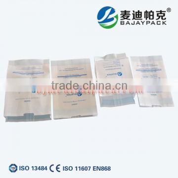 Fashionable Heat Sealing Sterilization Gusseted Paper Pouch with fast shippment