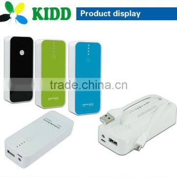 5200mAh Handy Emergency Portable Mobile Charger for tablet pc/mobile phone/Mp3 Mp4 players