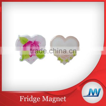 Heart shape promotional epoxy fridge magnet