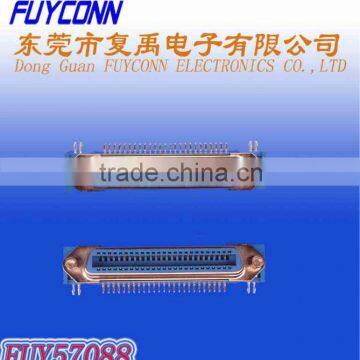 Centronics Right Angle PCB Mounting Reversed Connectors Female Receptacle with Board Lock