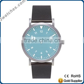 modern top mesh strap watches wrist watch stainless steel watch quartz watch waterproof steel mesh strap watch