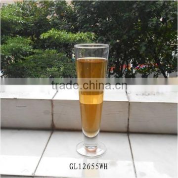 2015 promotional 400ml footed pilsner beer glass